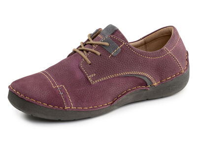 Josef Seibel, klassieke dames veterschoenen, breedte G, met uitneembaar voetbed 