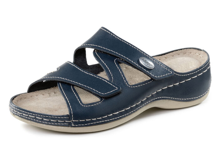 ELENA EDEN muiltjes van nappaleer MARINE