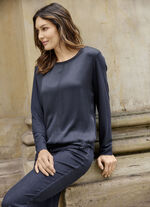 Overhemd in marineblauw 