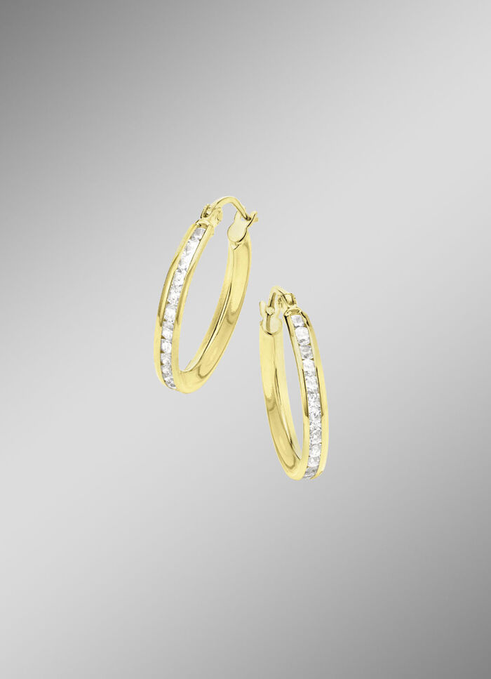 Oorringen zilver 925/- 