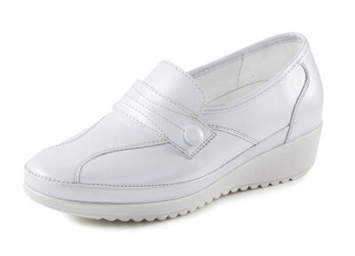 ELENA EDEN pantoffels met decoratieve knopen en elastische inzet 