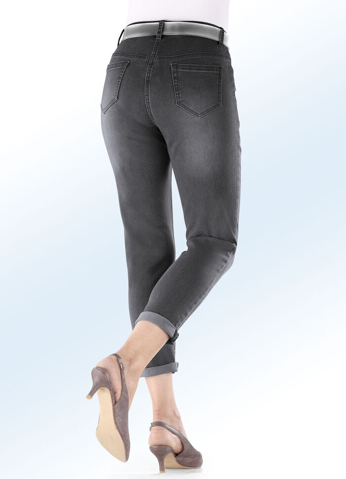 Basis 7/8 jeans GRAFIET