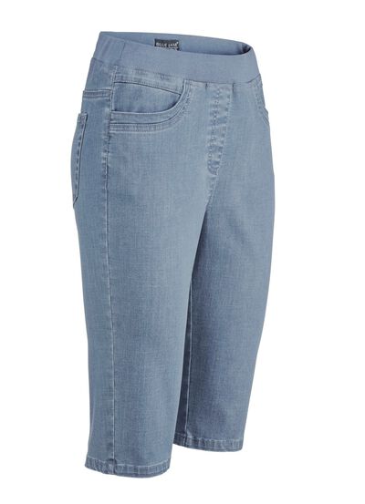 Bermuda's met jersey tailleband 