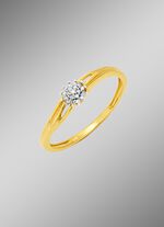 Damesring met diamanten 