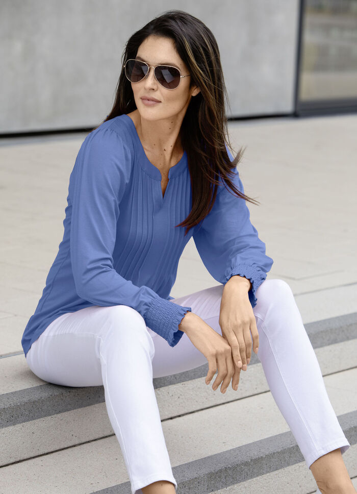 Shirttuniek met elastaan JEANSBLAU