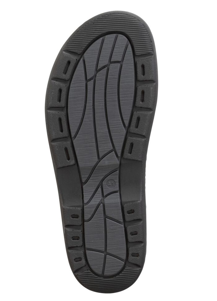 GINO GALANTE, comfortabele herenmuiltjes, breedte H, met uitneembaar voetbed 