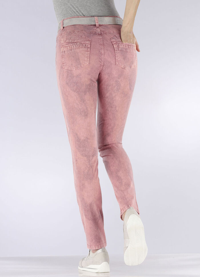 5-pocketbroek in abrikoos 