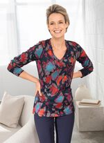 Shirt met decoratieve steentjes aan de voorkant 