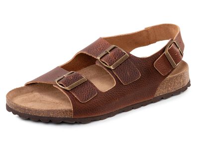 GINO GALANTE, klassieke herensandalen, breedte H, met verstelbare sluitingen 