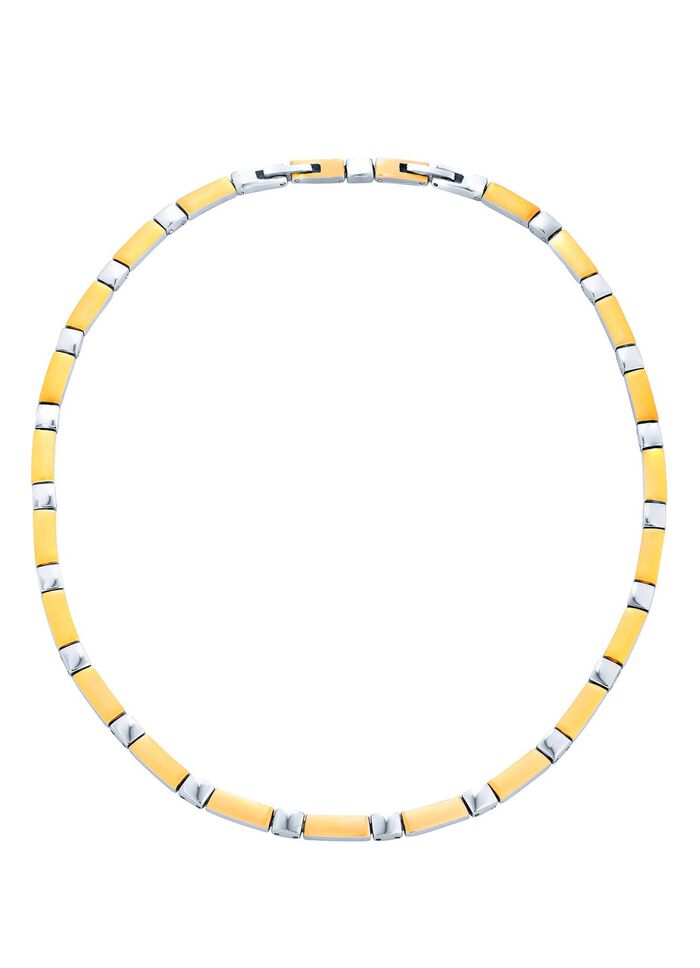 Buitengewoon mooi en modern: Ketting tweekleurig 