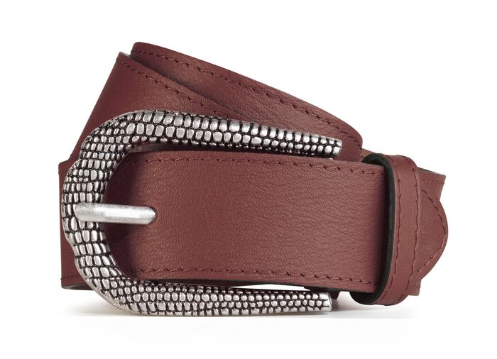 Leren riem BORDEAUX