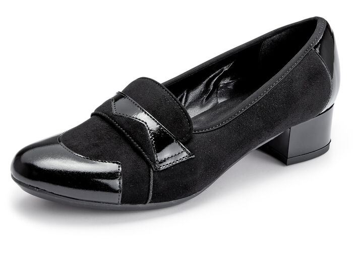 ELENA EDEN pumps met decoratieve sluiting ZWART