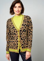 Vest met dierenbont-look 