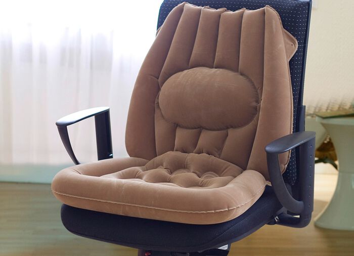 Opblaasbaar zitkussen 