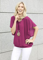 Poncho-tuniek met geïntegreerde top BEERE