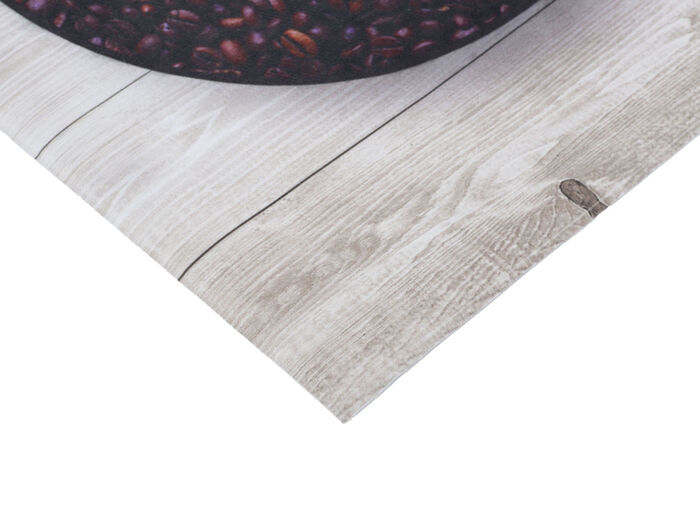 Onderhoudsvriendelijke en slijtvaste keukenloper CRÈME-BRUIN