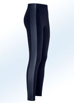 Leggings in een interessante materiaalmix MARINE