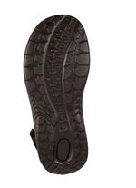 GINO GALANTE, comfortabele heren trekkingsandalen, gemaakt van leer BRUIN
