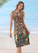 Laurina-jurk met inkjetprint 