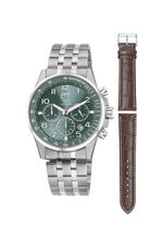 Draadloze solar chronograaf met verwisselbare band 