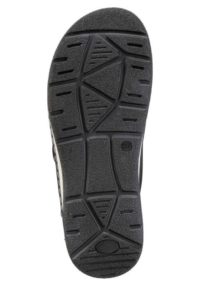 ELENA EDEN, comfortabele damesmuiltjes, breedte H, met uitneembaar voetbed SCHWARZ