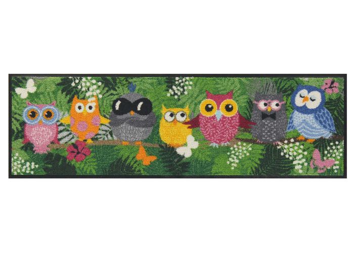 deurmat met uilenmotief 