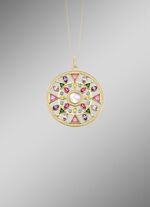 Elegante hanger met echte abalone parelmoer 