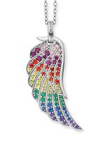 Hanger engelenvleugels met zirkonia 