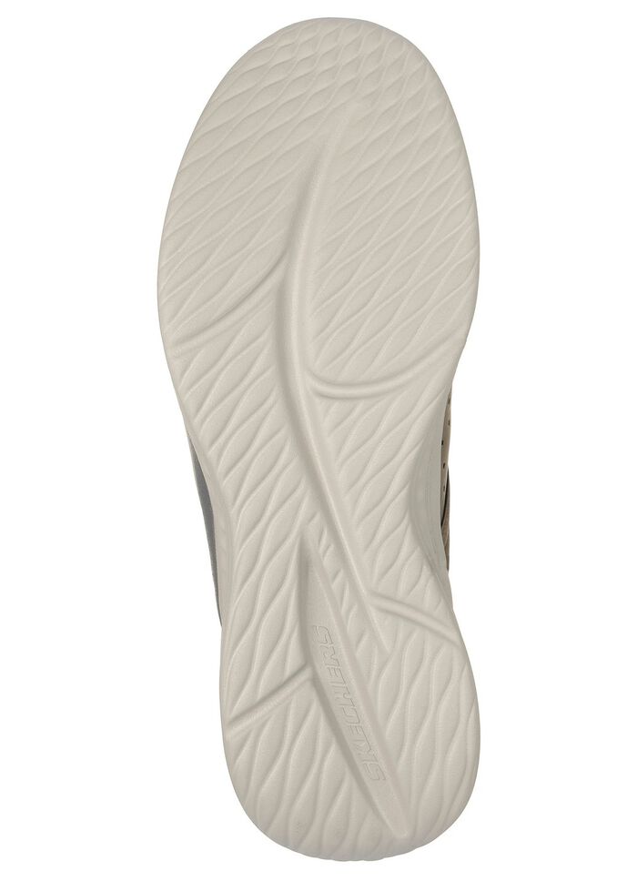 SKECHERS pantoffels met voorgevormde instaphielplaat TAUPE-GRIJS