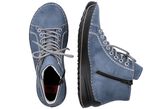 Rieker, sportieve dameslaarzen, winterschoenen, met rits BLAUW