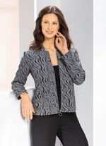 Blousejasje met opstaande kraag 