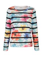 Trui met een elegante bloemenprint 