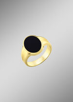 Mannelijke herenring met onyx 