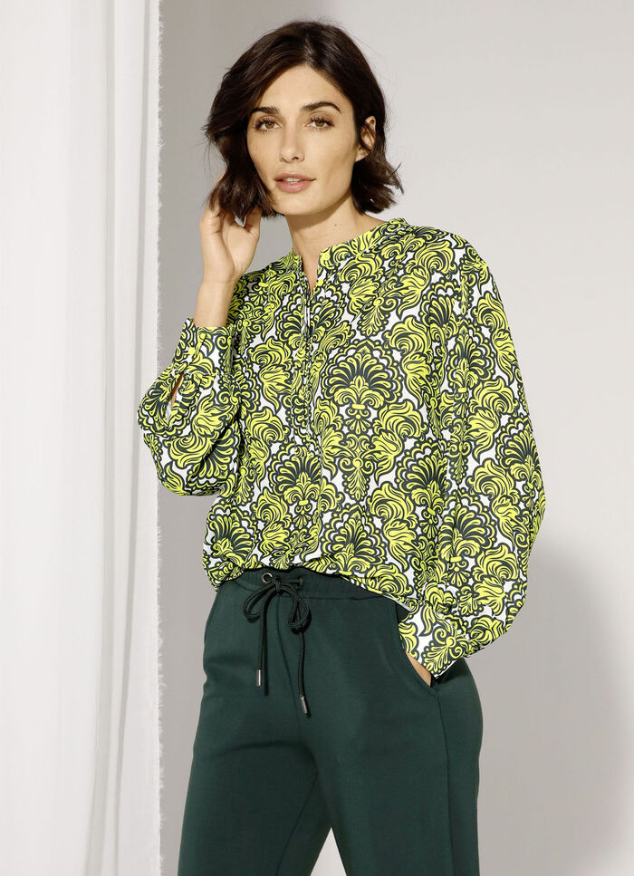 Slip-on blouse met een geweldig design 