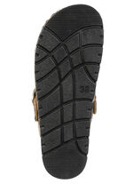 ELENA EDEN, trendy damesklompen, breedte G, met luipaardprint BRAUN