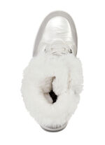 ELENA EDEN, gevoerde dameslaarzen, winterschoenen, breedte G, met uitneembaar voetbed PARELWIT-GRIJS