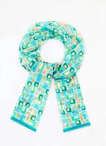 Sjaal met geometrisch ontwerp 