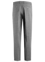 Modieuze "Klaus Models" broek met elastische tailleband in 4 kleuren MITTELGRAU MELIERT