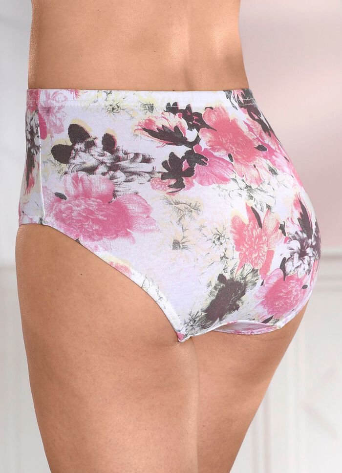 Set van vier slips met elastische tailleband 