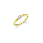 Damesring met diamanten 