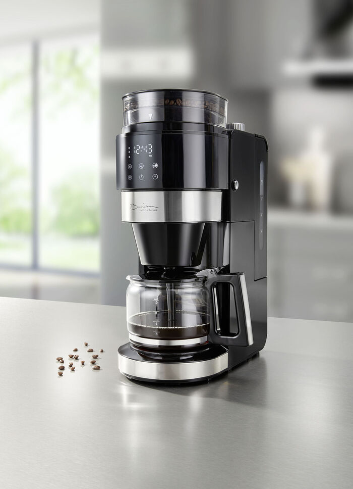 Koffiezetapparaat met molen 