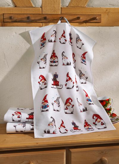 Theedoeken van katoen, set van 3 