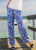 Wijde, recht gesneden broek 