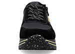 Remonte, trendy damessneakers, breedte G, met uitneembaar voetbed SCHWARZ-GOLD