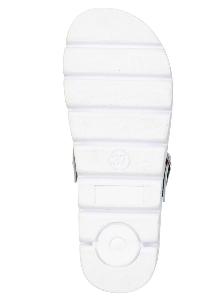 Klassieke damesklompen met anatomisch gevoerd voetbed WEISS-BUNT