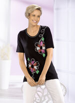 Shirt met glittereffect op de voorkant 