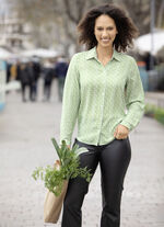 Blouse met overhemdkraag 