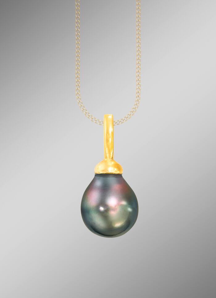 Decoratieve hanger met Tahiti-kweekparel 