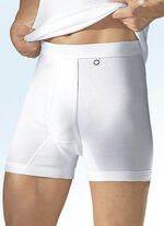 Pfeilring driedelige fijne ribbroek, wit 