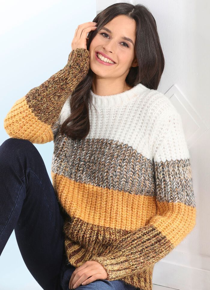 Trui van grof breisel 